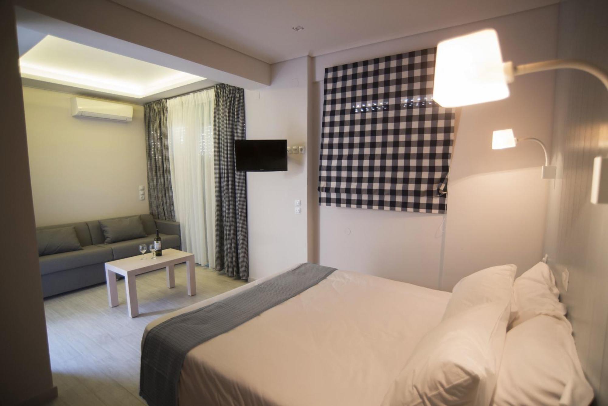 The Ionian View Aparthotel Áyios Nikítas Kamer foto
