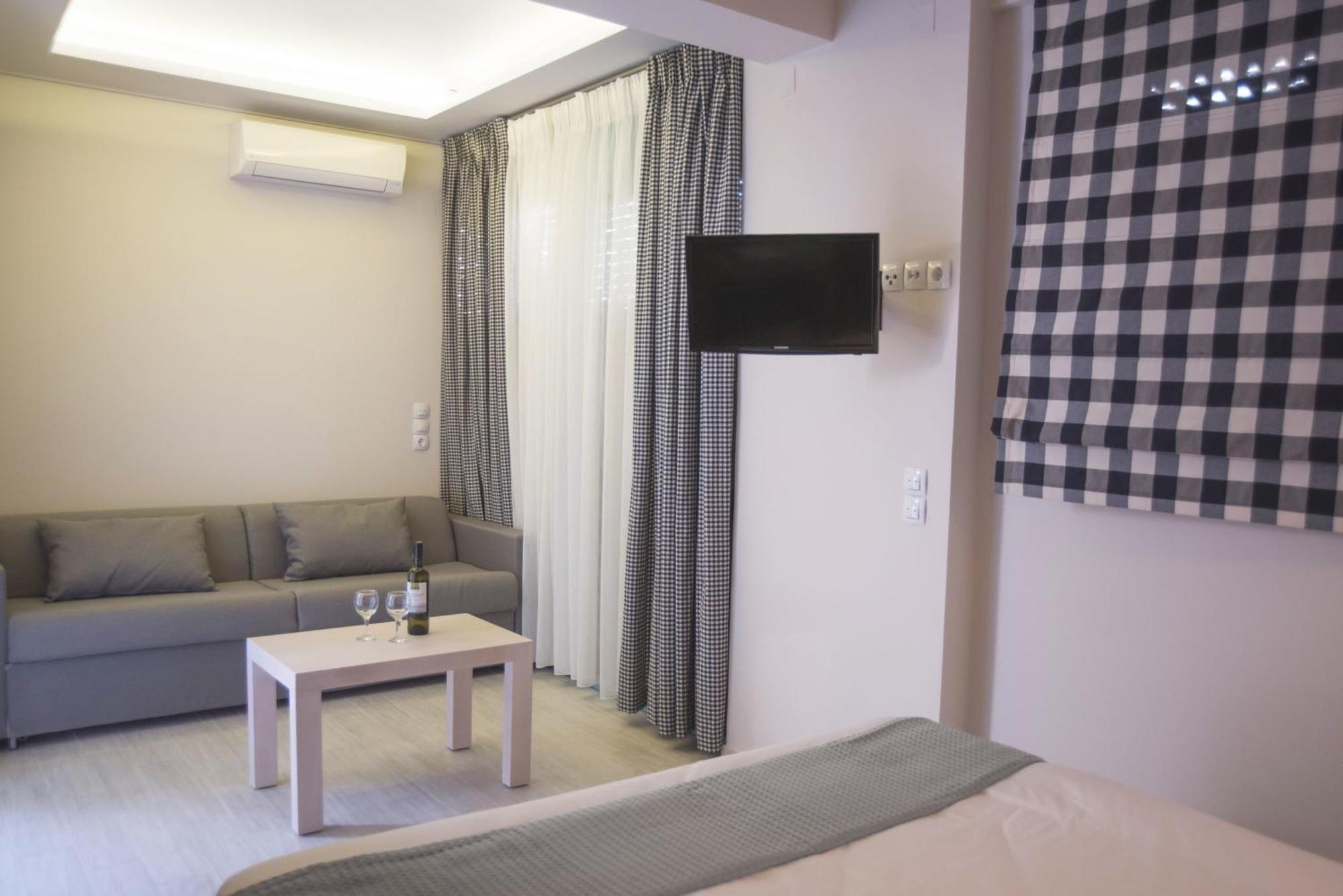 The Ionian View Aparthotel Áyios Nikítas Kamer foto